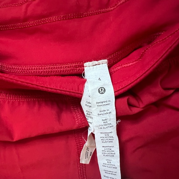 Lululemon Fast and Free Reflective High Rise Short 3" - Picture 4 of 4